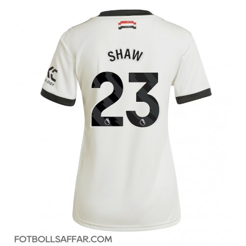 Manchester United Luke Shaw #23 Tredjeställ Dam 2024-25 Kortärmad